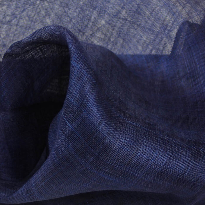 Dark Navy Pinokpok is in the sinamay family with lots more body and wonderful draping qualities.