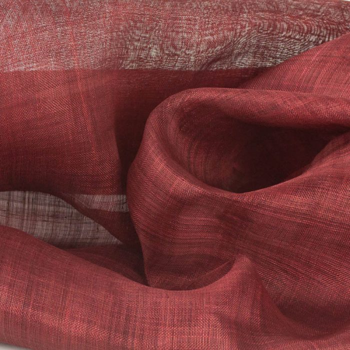 Deep Garnet Red Pinokpok sinamay cloth