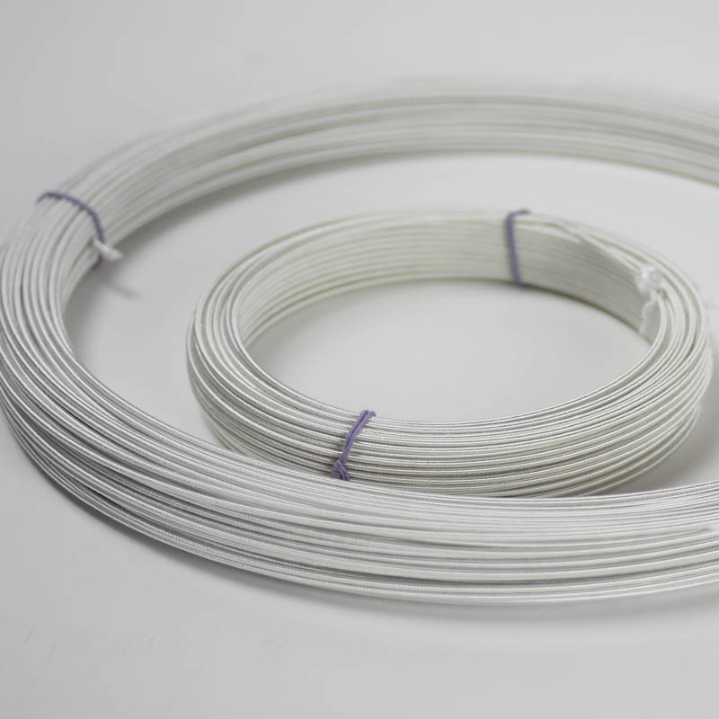 White Rayon Covered Wire #19