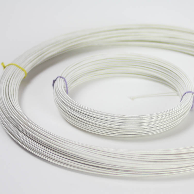 White Rayon Covered Wire #21 - Judith M Millinery Supply House