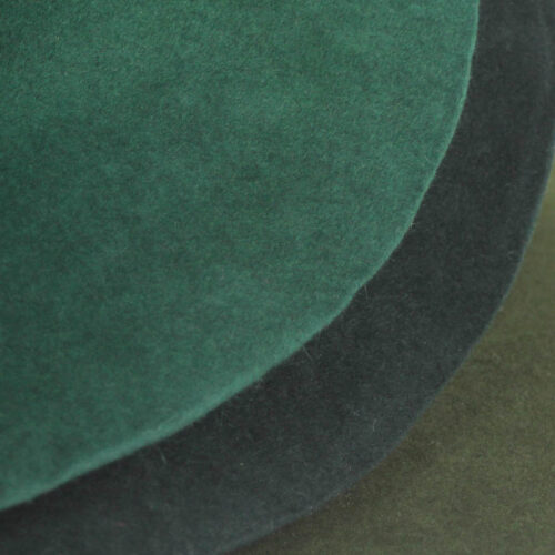 Hunter Green Hat Veiling, Chenille Dot - Judith M Millinery Supply