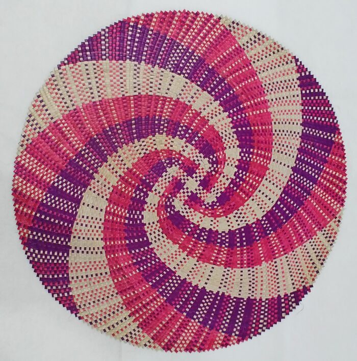 Subutan / Pandan Mats (Magenta/Purple/Natural Swirl)