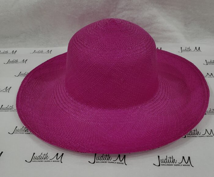 Panama Straw Capeline Magenta