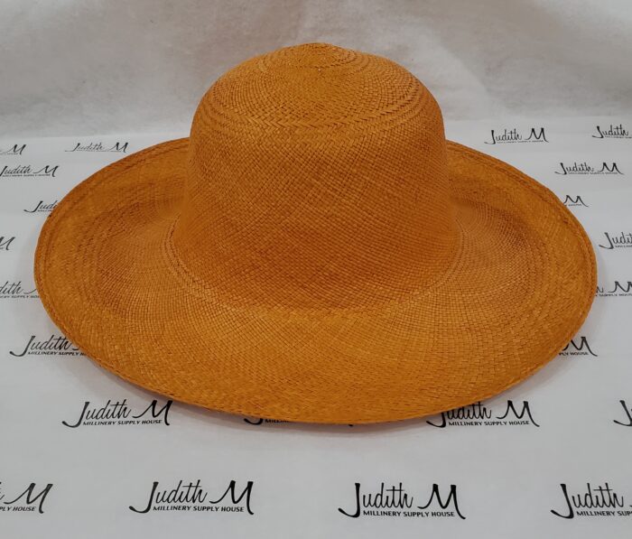 Panama Straw Capeline Rustic Orange