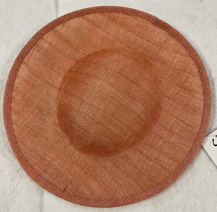 Pleated Sinamay Saucer with slight upturned edge - Image 2