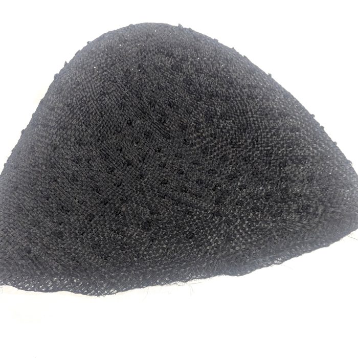 Knotted Sisal Hood Black